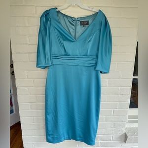 Light blue Theia cocktail dress